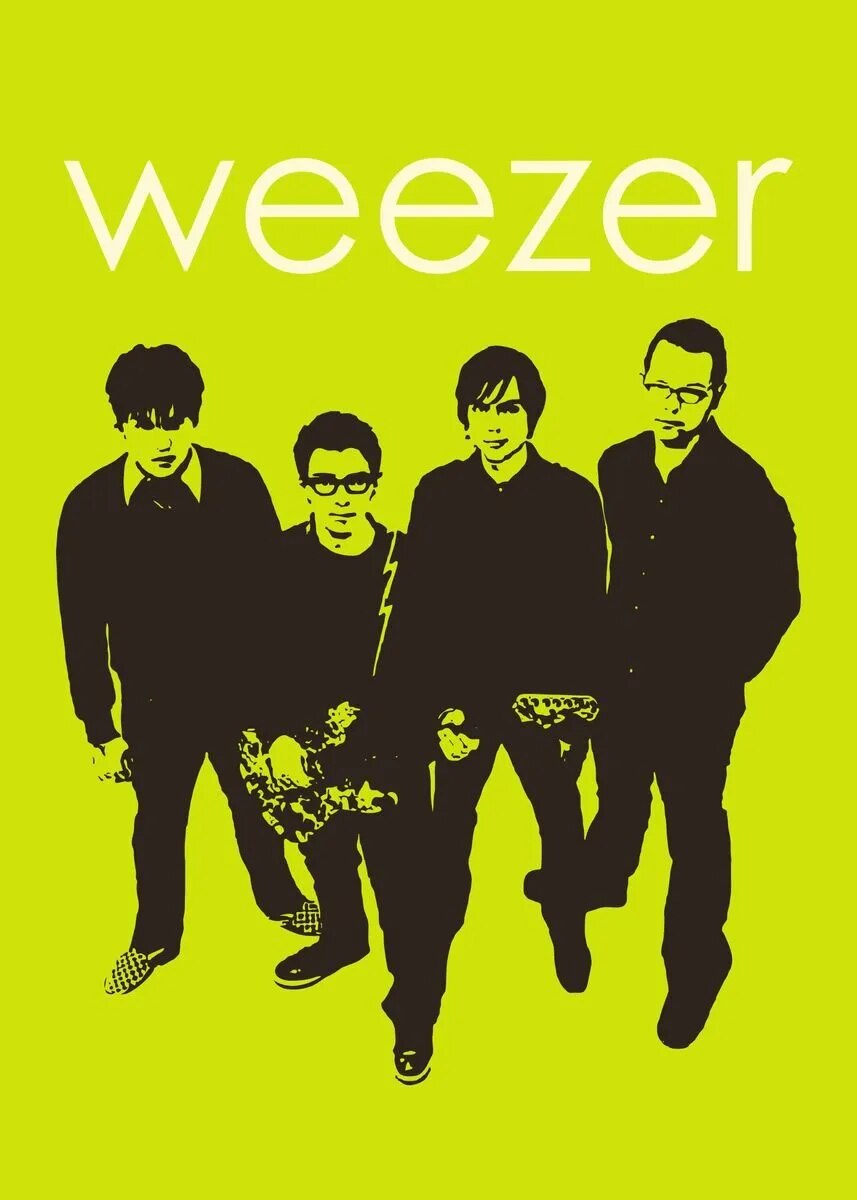 Weezer Band Poster – Aesthetic Wall Decor