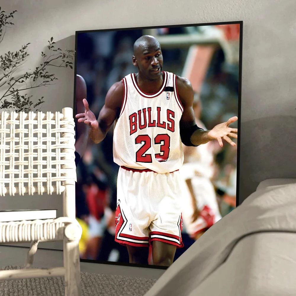 Michael Jordan Shrug Photo Poster