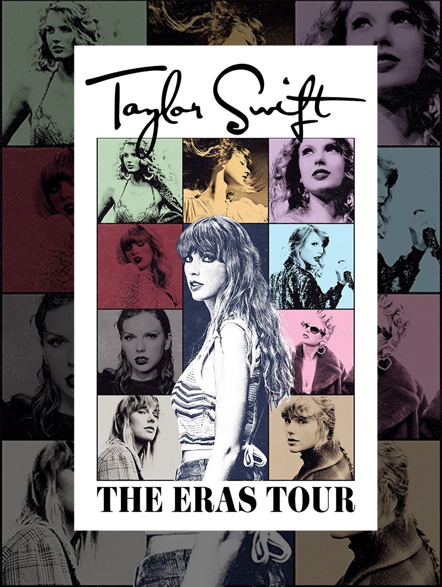 Taylor Swift CD Albums Framed Covers Un Signed Eras Tour