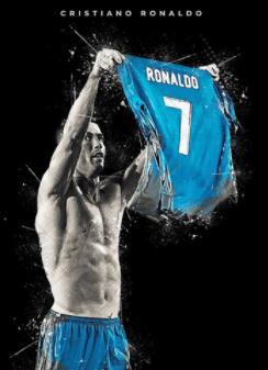 Ronaldo store holding jersey