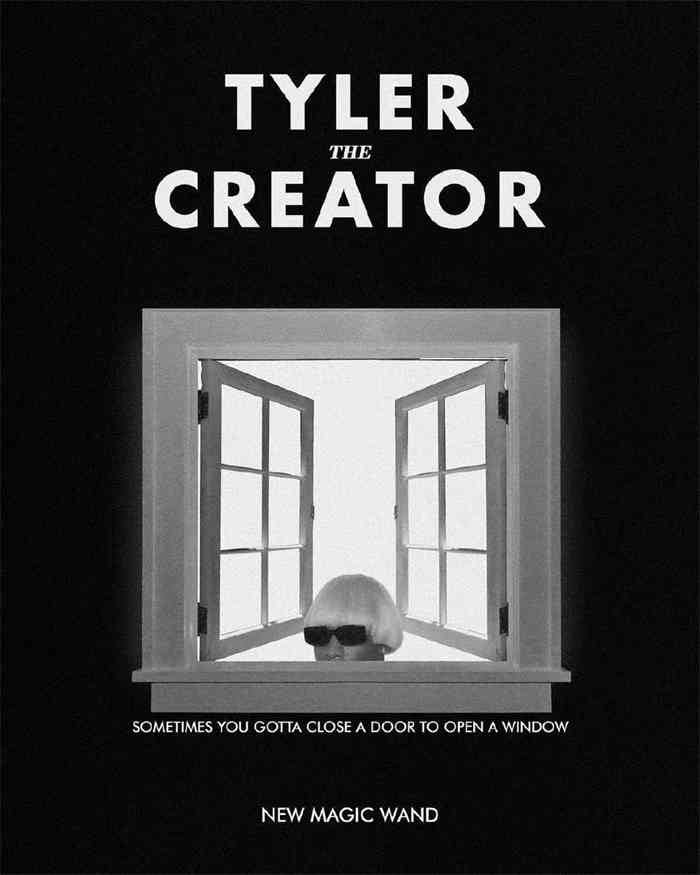 Tyler The Creator Black White Rapper Poster – Aesthetic Wall Decor