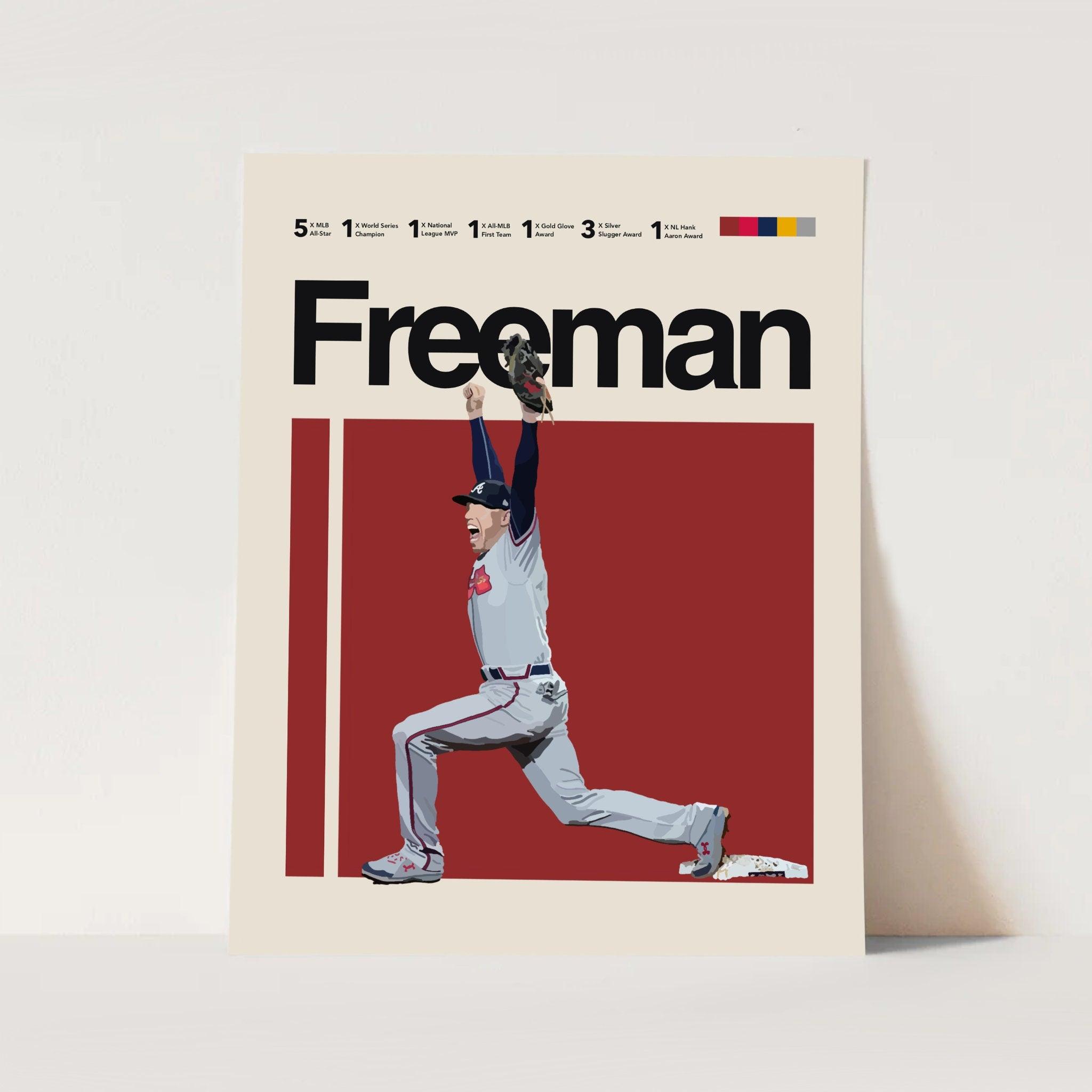 Baseball All-Star Freddie Freeman Idol Sports Wallpaper Poster 29 Canvas  Poster Bedroom Decor Sports Landscape Office Room Decor Gift  Unframe:16×24inch(40×60cm) : : Home & Kitchen
