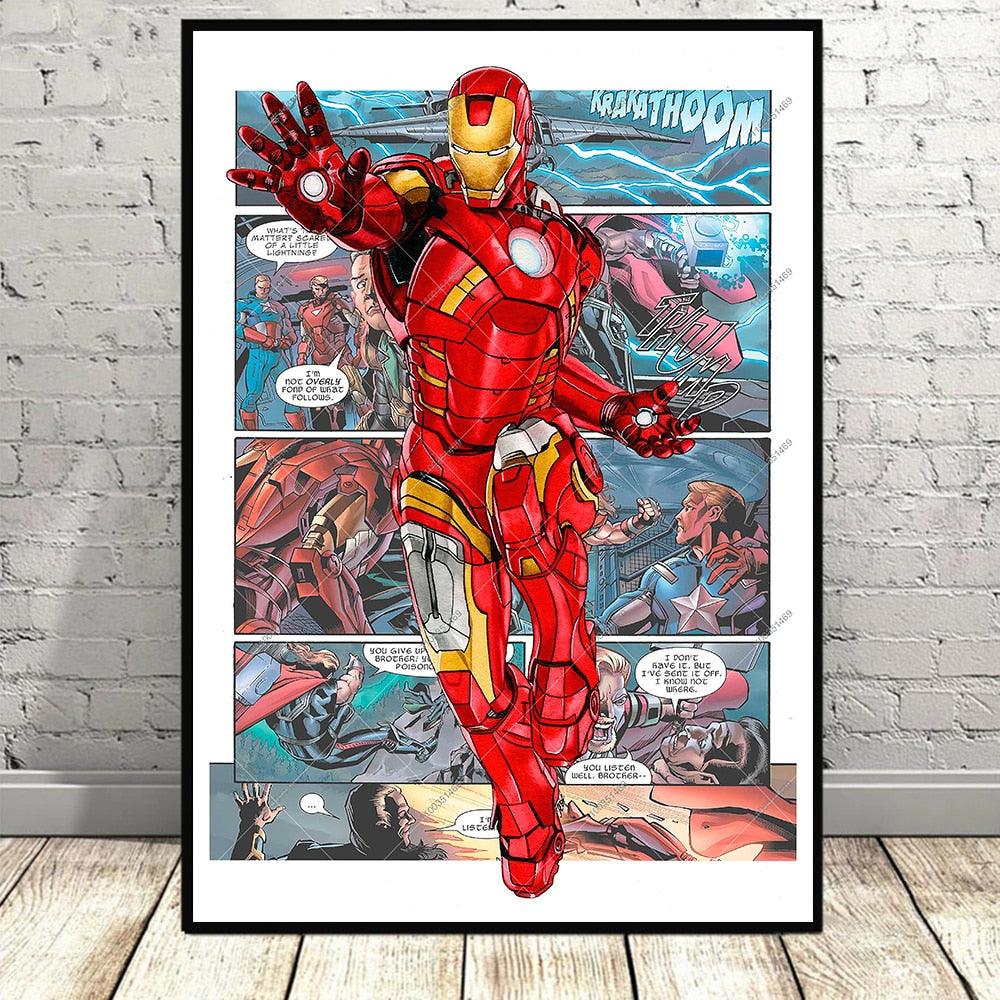 avengers comic poster