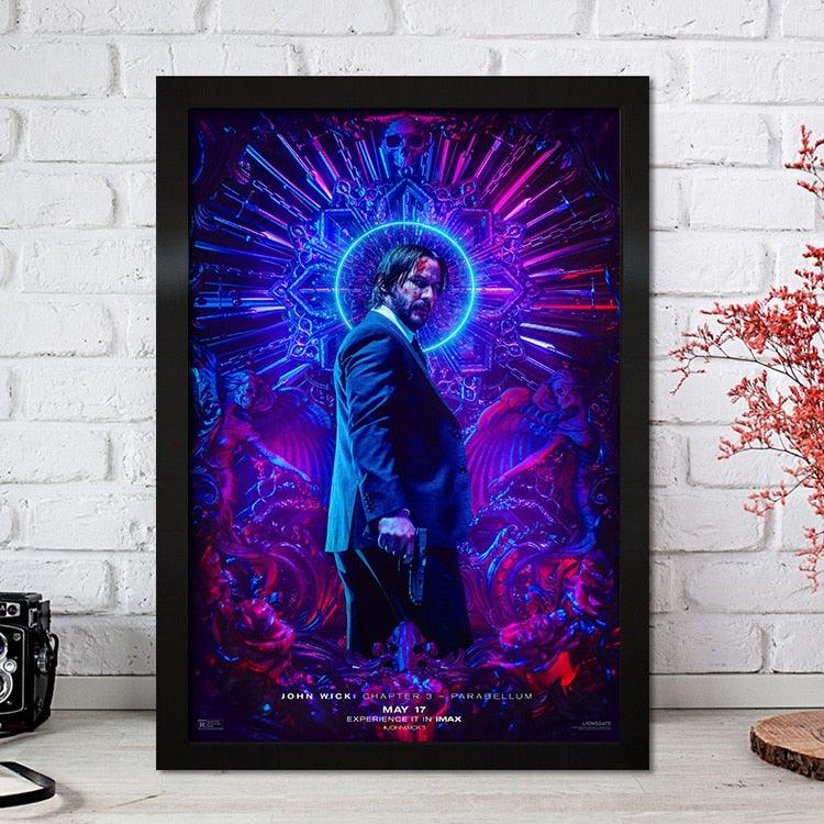 John Wick 3 Parabellum Classic Action Movie Wall Art Poster