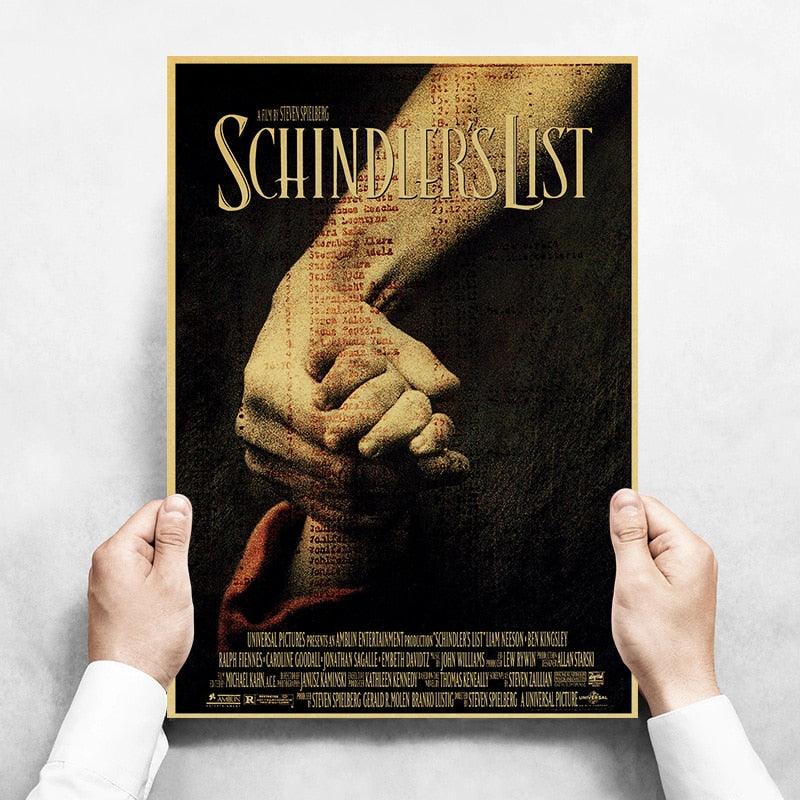 schindlers list minimalist poster