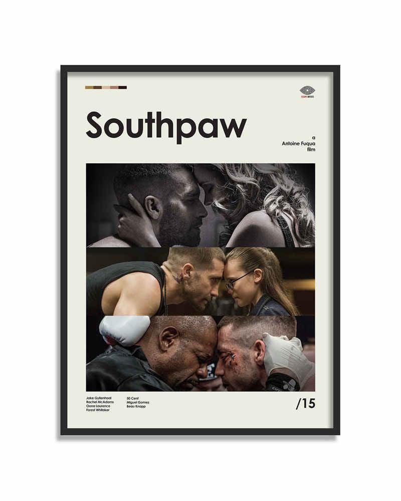 Minimalist Southpaw Square Poster Print