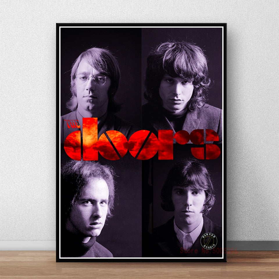 The Doors Band Members Rock Poster