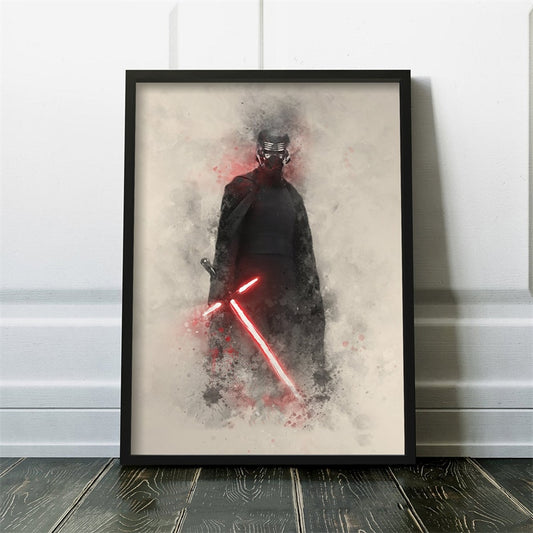 Kylo Ren Star Wars Canvas Poster