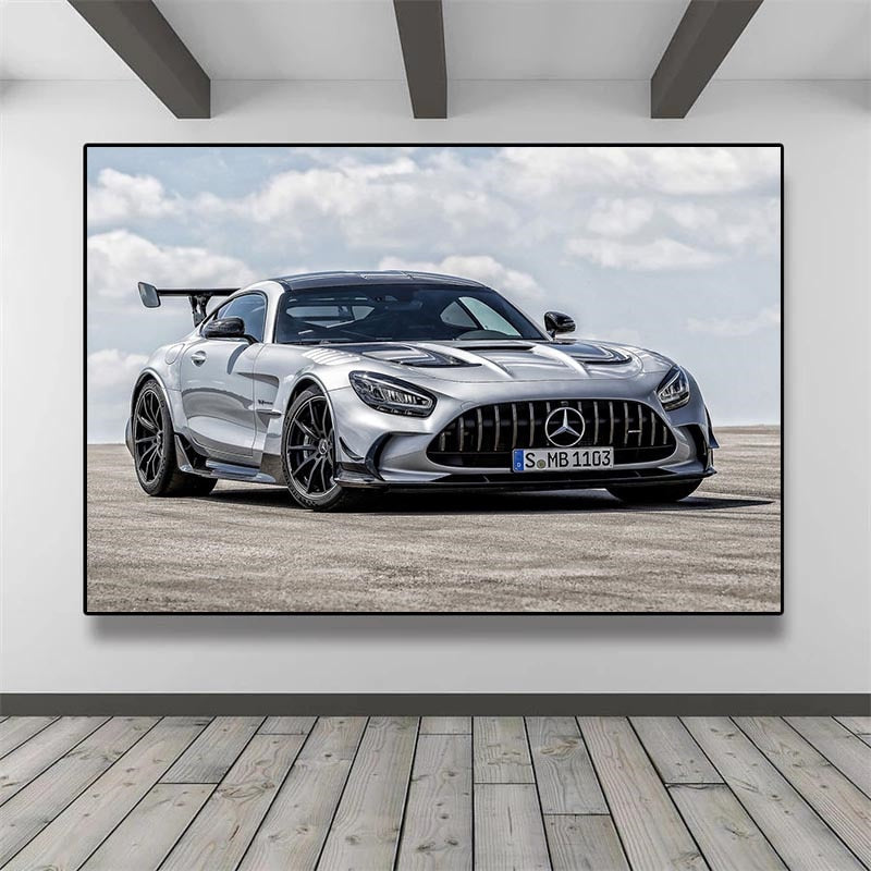 Mercedes GT Sports Supercar Poster