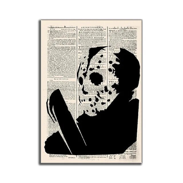 Jason Friday The 13th Horror Movie Poster – Aesthetic Wall Decor