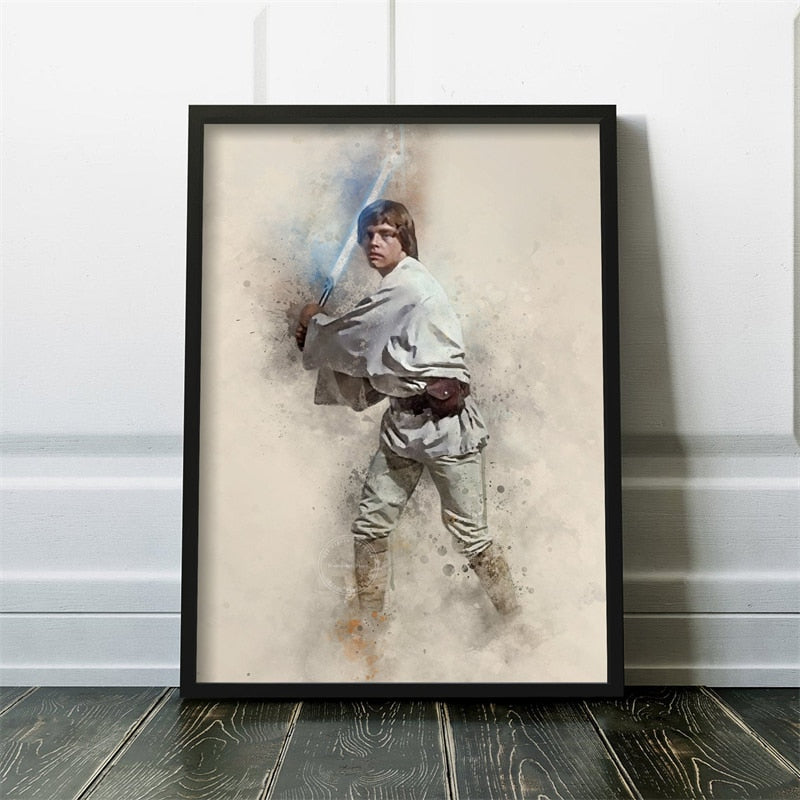 Luke Skywalker Starwars Canvas Poster