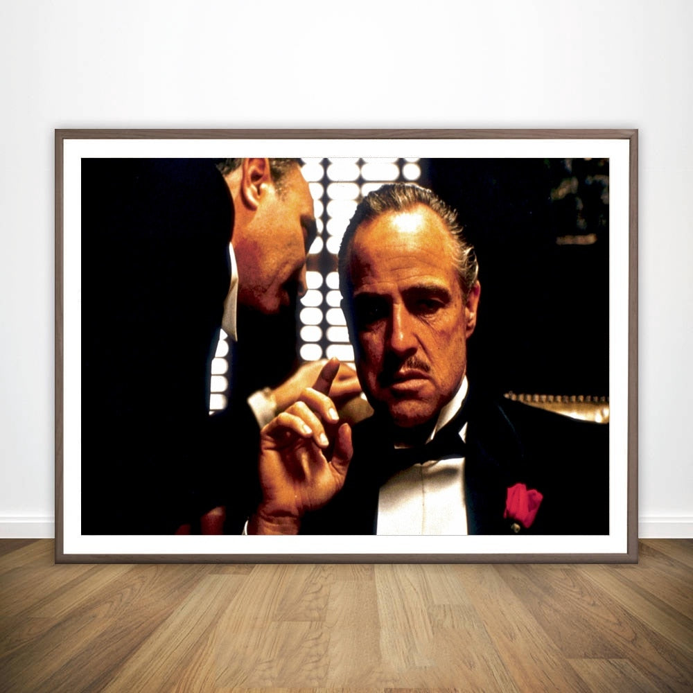 The Godfather Vito Classic Portrait Poster