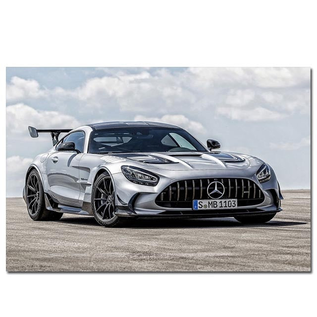 Mercedes GT Sports Supercar Poster