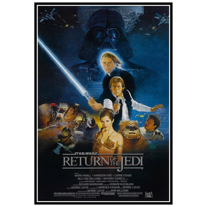 Starwars Return Of The Jedi Episode 6 Movie Poster