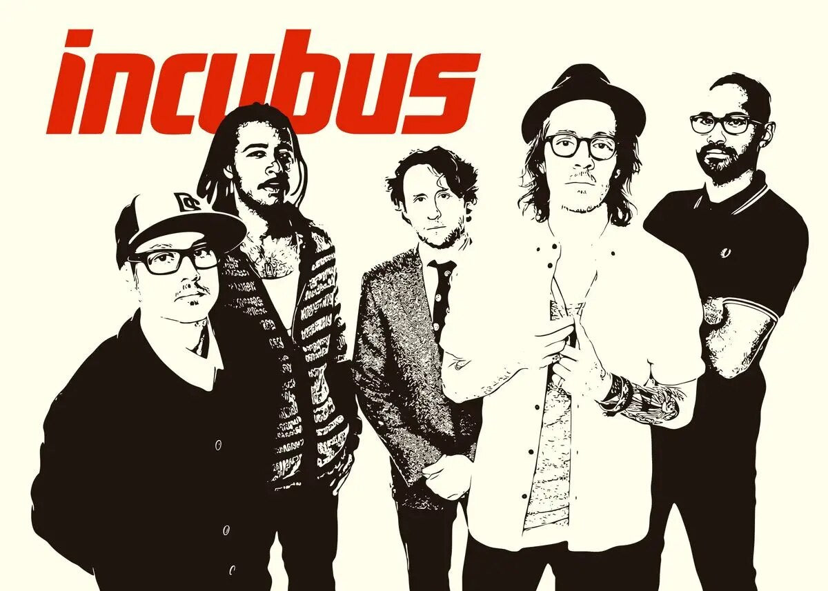 Incubus Band Poster – Aesthetic Wall Decor