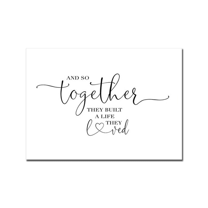 Together They Built A Life They Loved Family Living Room Poster