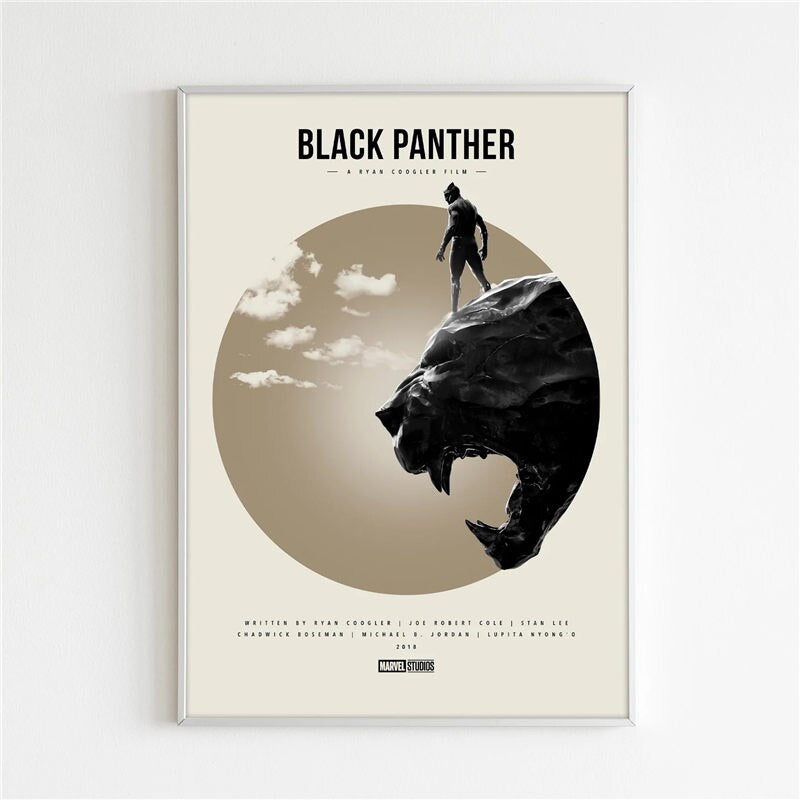 Black Panther Minimalist Movie Poster