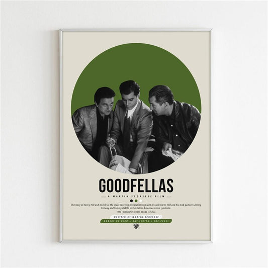 Goodfellas Mafia Minimalist Movie Poster