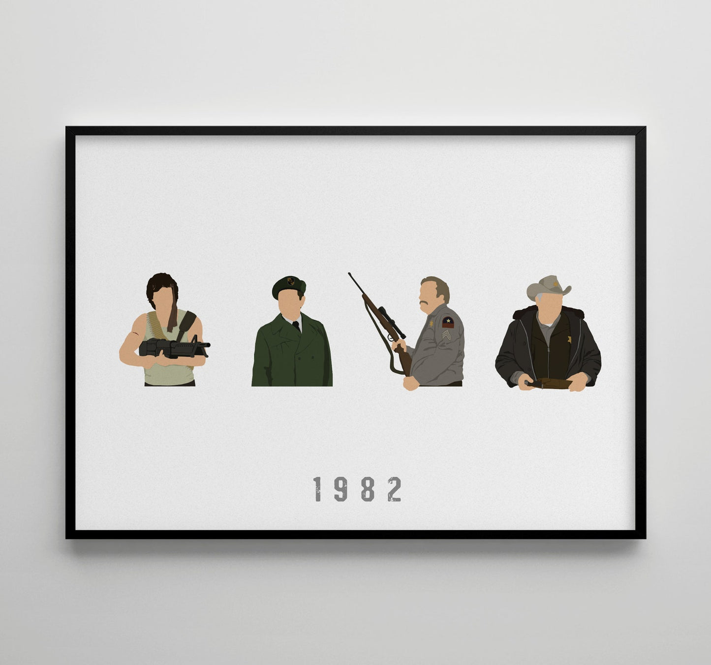 Rambo First Blood Movie Wall Art Poster