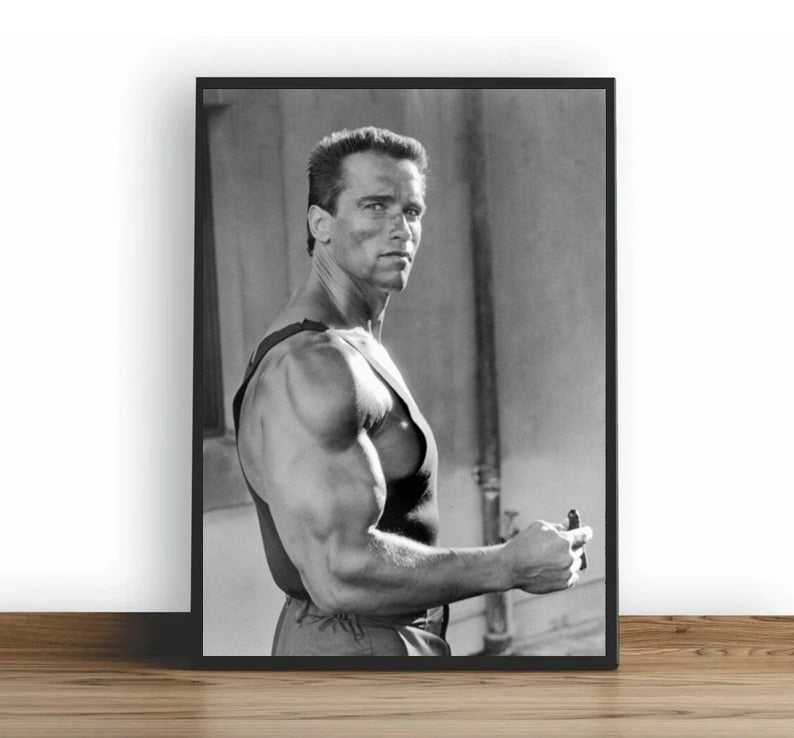 Arnold Schwarzenegger Commando Movie Portrait Poster