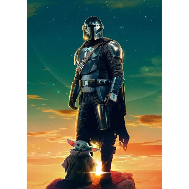 The Mandalorian Grogu Wall Art Poster – Aesthetic Wall Decor