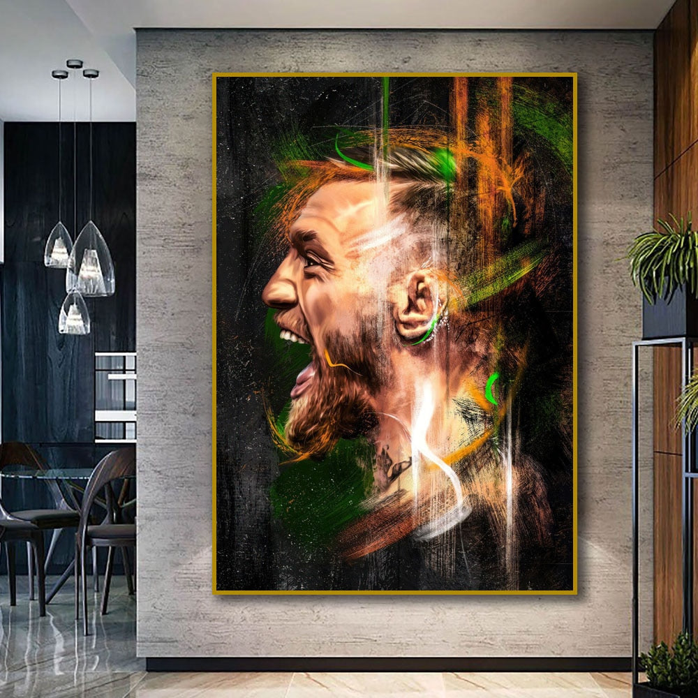 Conor McGregor Yelling UFC Poster – Aesthetic Wall Decor