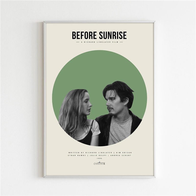 Before Sunrise Minimalist Movie Poster