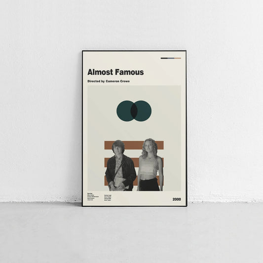 Almost Famous Minimalist Movie Wall Art Poster