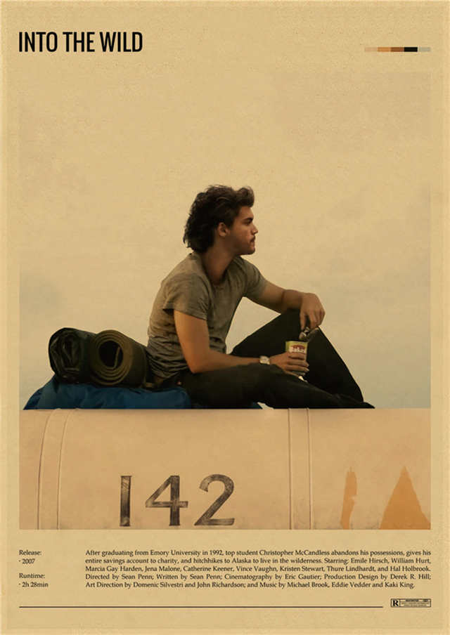 Into the Wild Minimalist Movie Poster