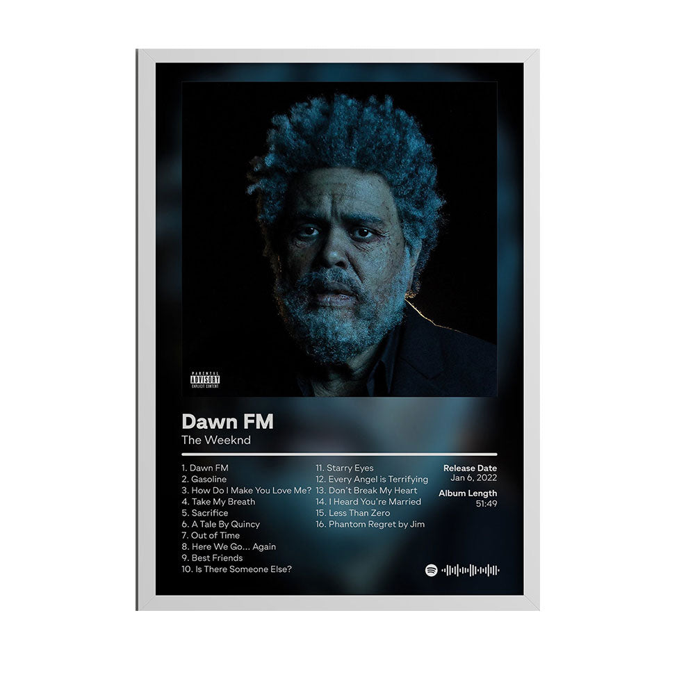 The Weeknd Dawn FM Album Poster – Aesthetic Wall Decor