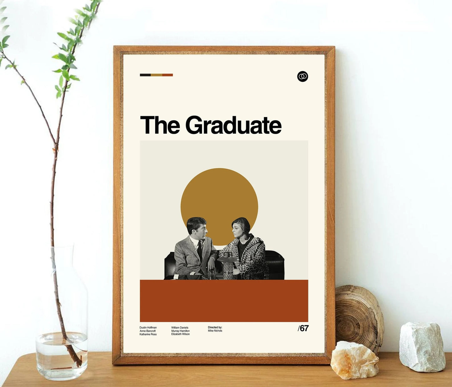 The Graduate Minimalist Movie Poster