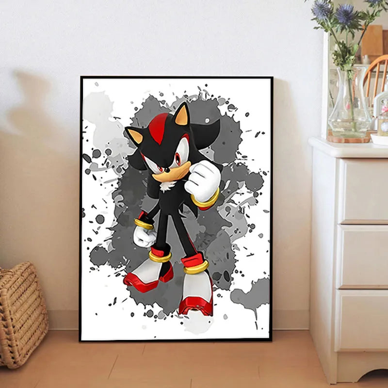 Shadow Sonic Poster – Aesthetic Wall Decor