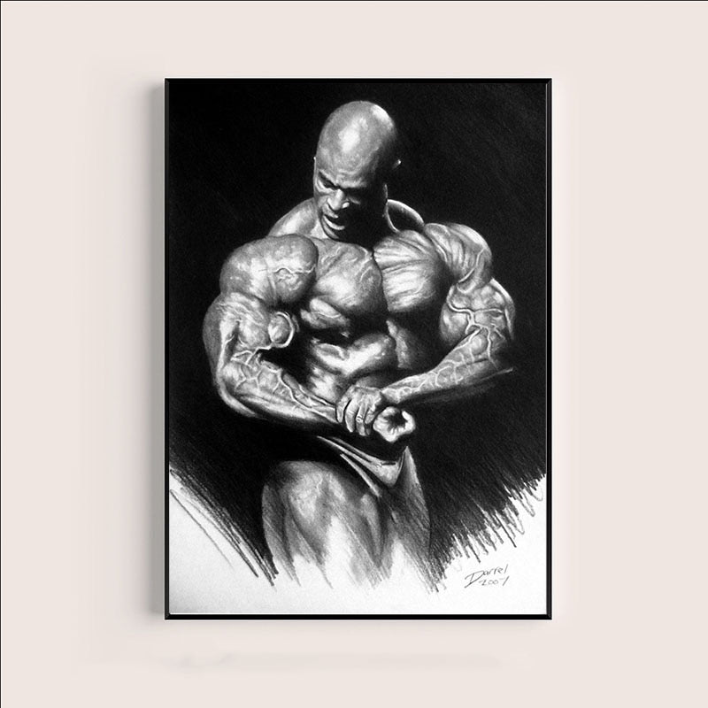 Ronnie Coleman Gym Artwork Poster