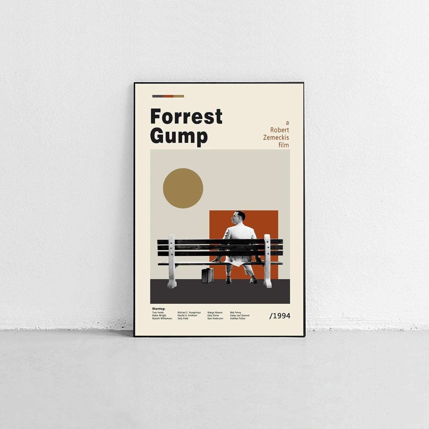 Forrest Gump Minimalist Movie Wall Art Poster