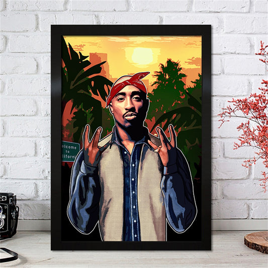 2pac Tupac California Poster