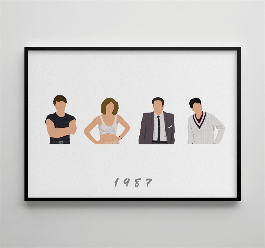 Dirty Dancing Wall Art Movie Poster – Aesthetic Wall Decor