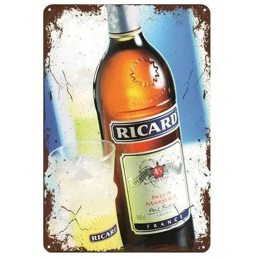 Ricard Liqueur Vintage Bar Metal Sign Poster