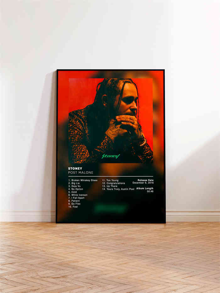 Stoney Post Malone Album Poster – Aesthetic Wall Decor