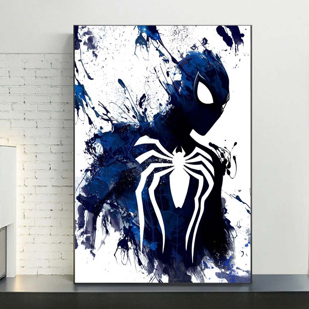 Venom Spider-Man Painting Poster – Aesthetic Wall Decor