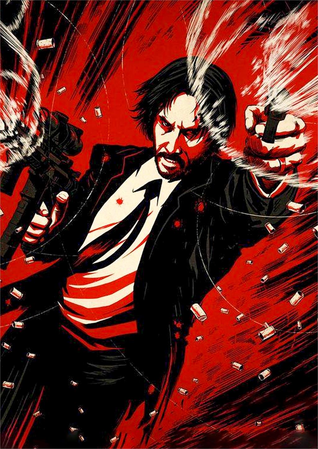 John Wick Comic Movie Poster