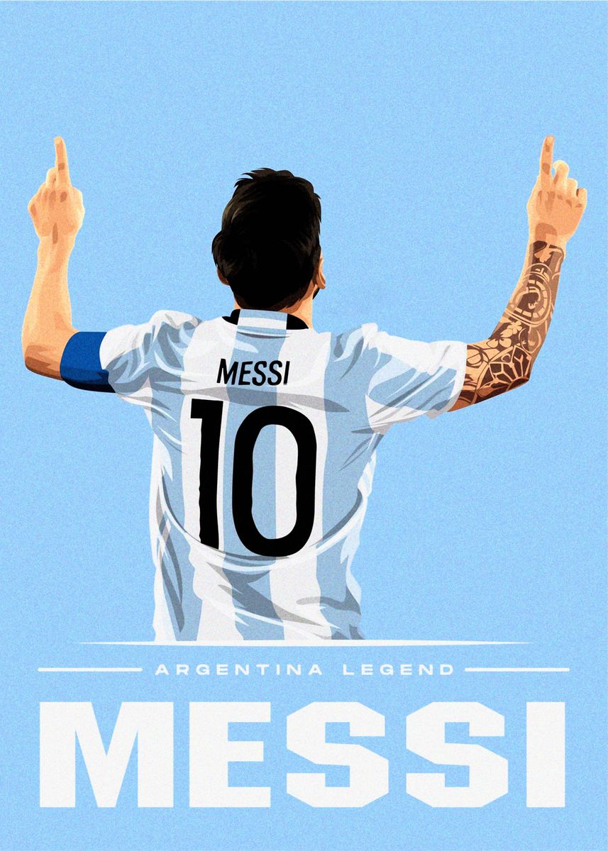 Lionel Messi Sport Soccer Futbol Poster