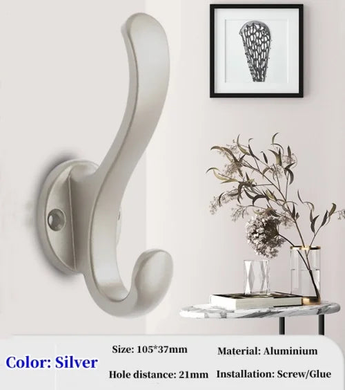 Multifunctional Wall Hook | Clothing Metal Wall Hook | Towel Kitchen and Bathroom Hook