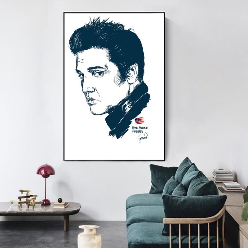 Elvis Presley Sketch Poster