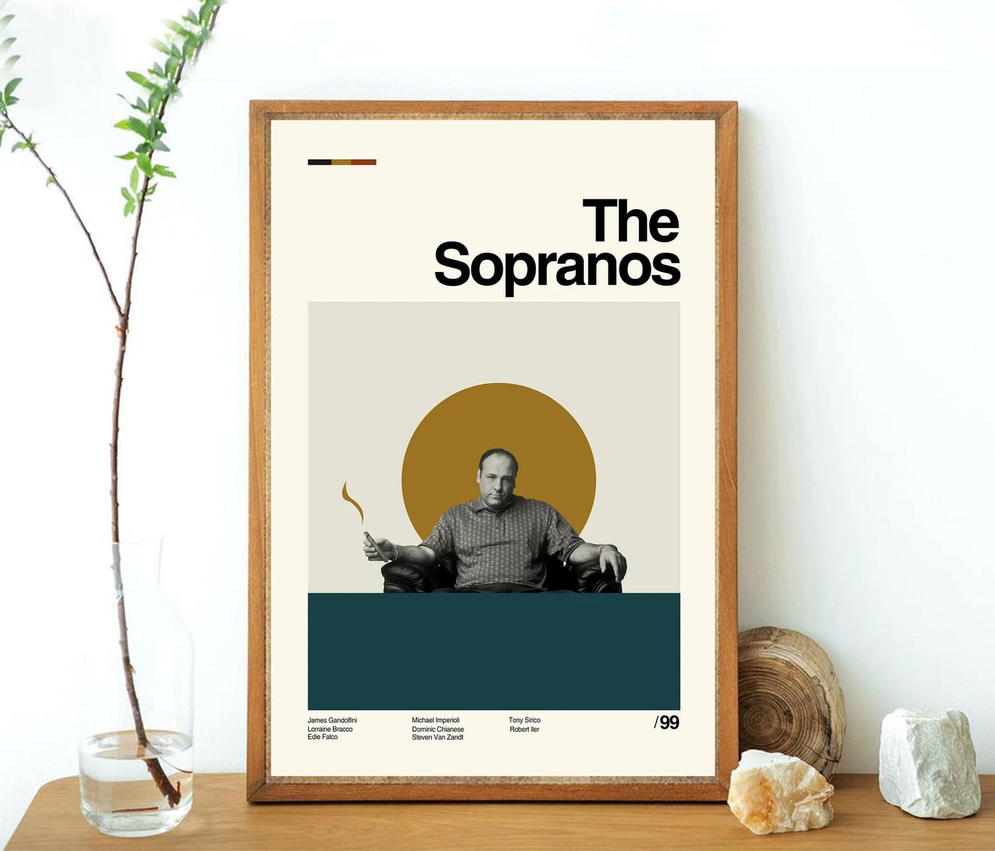 The Sopranos Tony Soprano Minimalist Poster