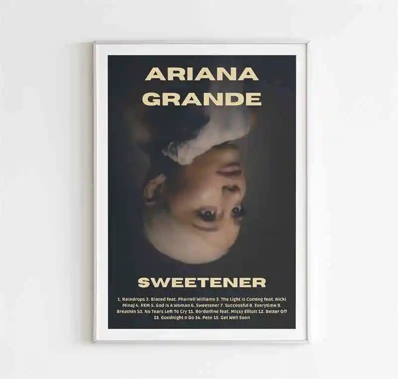 Ariana Grande Sweetener Poster – Aesthetic Wall Decor