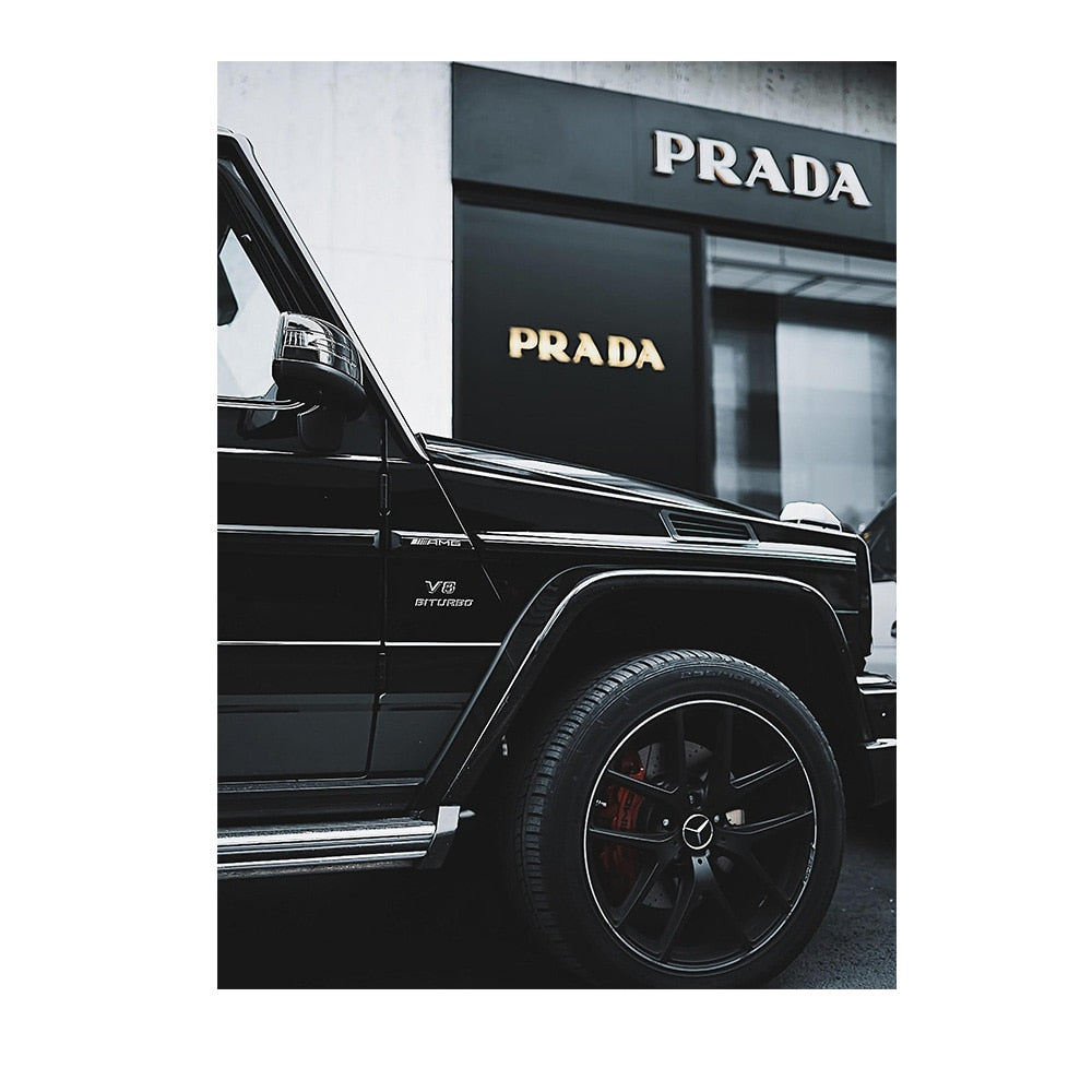 Mercedes G-Wagon Prada Luxury Car Poster