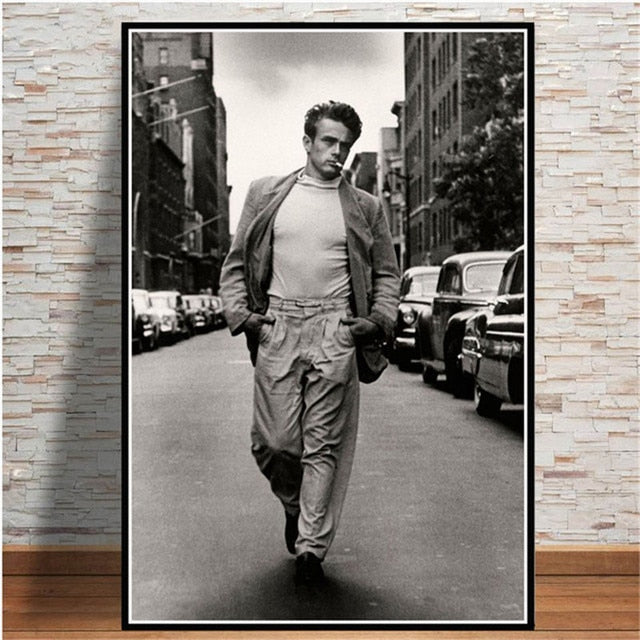 James Dean On Street Poster