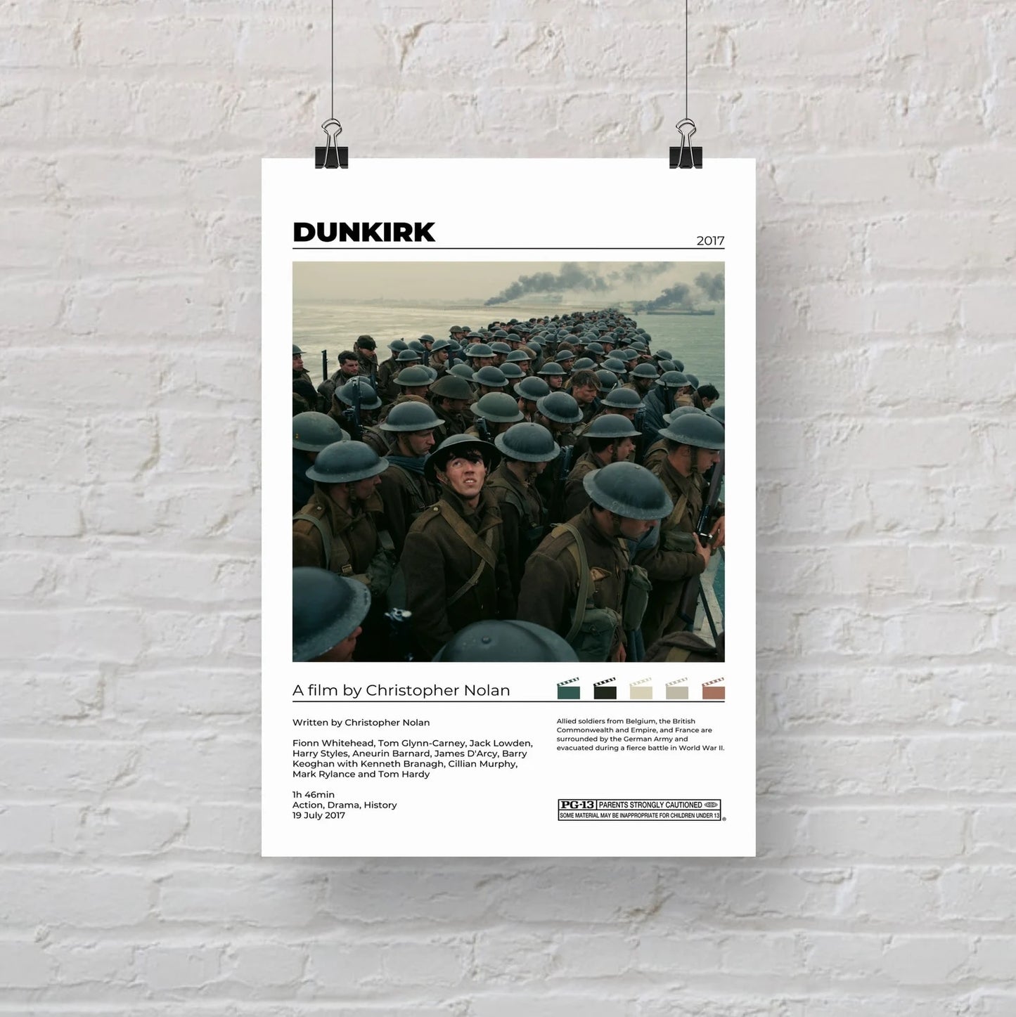 Dunkirk Minimalist Movie Poster