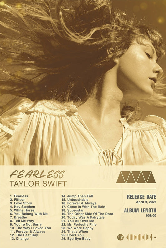 Speak Now Taylor Swift Minimalist Album Cover Poster – Aesthetic Wall Decor