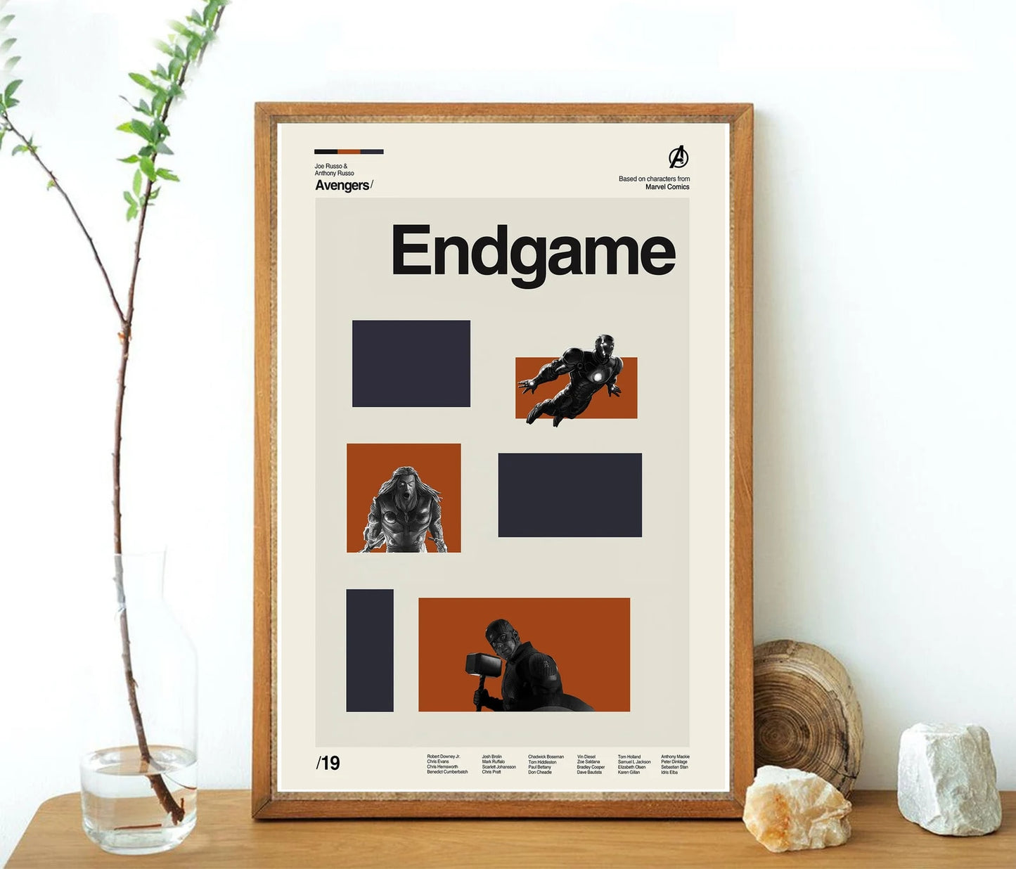 Avengers: Endgame Minimalist Movie Poster